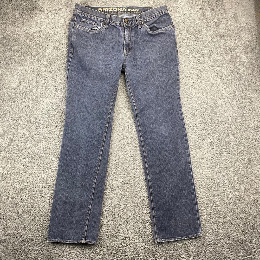Arizona Jean Co. Mens 36x32‎ Skinny Jeans Blue Denim Casual